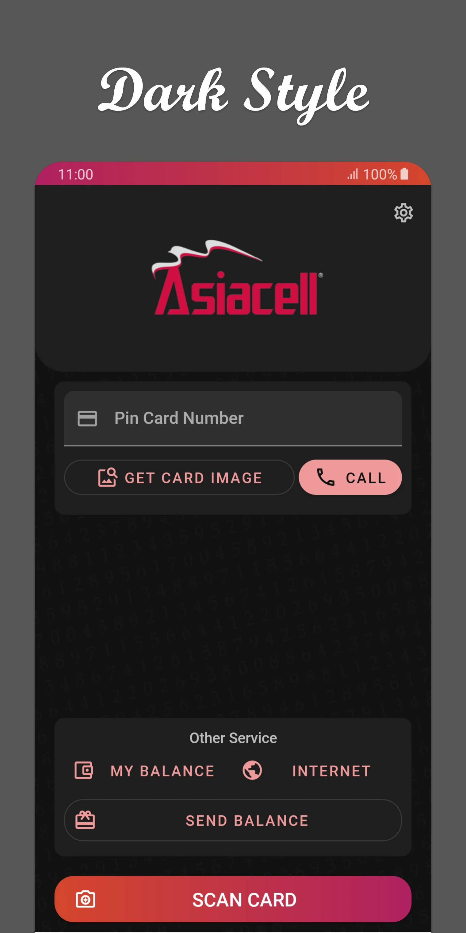 Card Reader (Pin Code Scan) screenshot